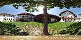 Innenhof - Urlaub auf dem Bauernhof Gr�ndinger Bayerischer Wald Bayern